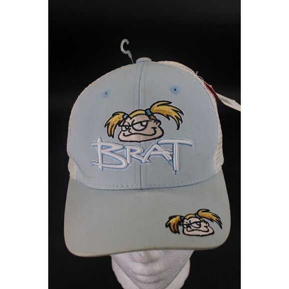 Kristen's Collection Gray And White Brat Girl's Trucker Cap Snap back Nwt - Picture 1 of 9